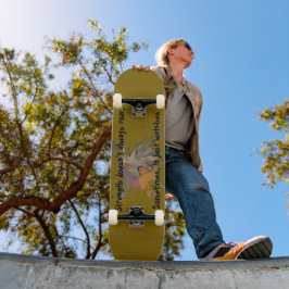 Roaring Lion Sunrise Papercut Skateboard Deck