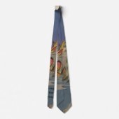 Roaring Lion Sunrise Papercut Tie Stropdas (Achterkant)