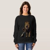 Roaring Lion Sweatshirt – Power in Every Thread (Voorkant volledig)