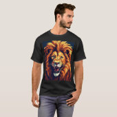 Roaring Lion T-Shirt - Mannen Dames & Kinder (Voorkant volledig)