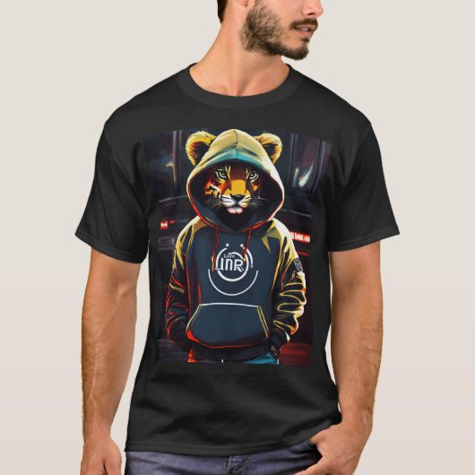 "Roaring Lion T-shirt" T-shirt (Voorkant)