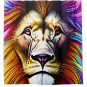 Roaring Majesty Douchegordijn (Voorkant)