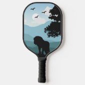 Roaring Majesty Lion Pickleball Paddles (Achterkant)