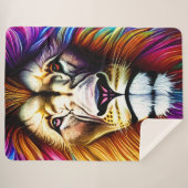 Roaring Majesty Sherpa Deken (Voorkant (horizontaal))