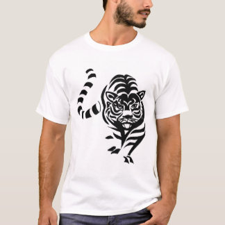Roaring Majesty: Tiger T-Shirt Design