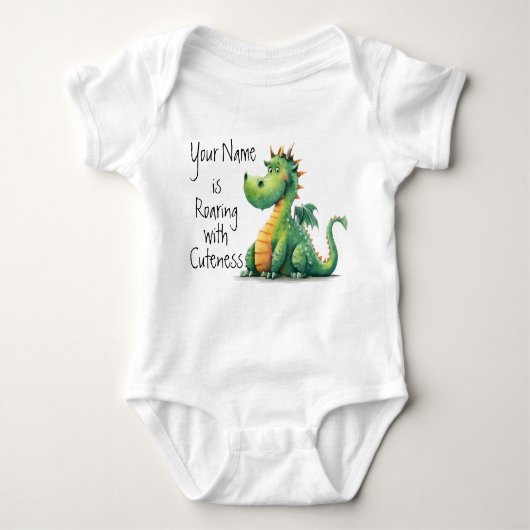 Roaring met de schattigheid van Dragon Romper (Voorkant)