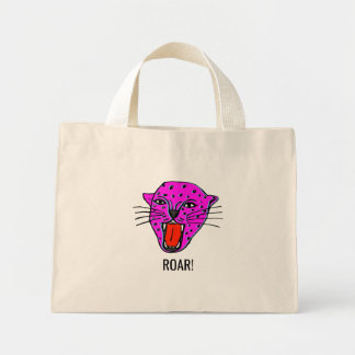 Roaring Panther Canvas tas – Bold Pop Art Style