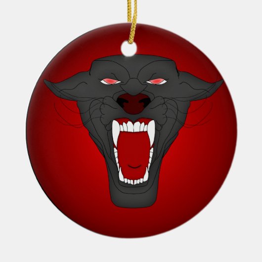 Roaring Panther Ornament (Voorkant)