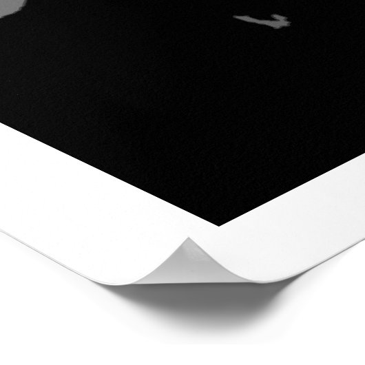 Roaring Poster tijger (Hoek)