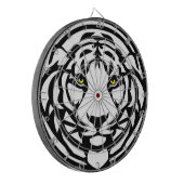 Roaring Precision: The Majestic Tiger Dartbord (Voorkant Links)