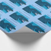 Roaring Rex (Verjaardag) Cadeaupapier (Hoek)