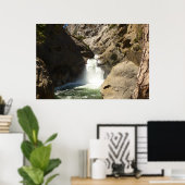 Roaring River Falls in Kings Canyon National Park Poster (Thuiskantoor)