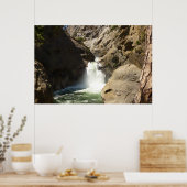 Roaring River Falls in Kings Canyon National Park Poster (Keuken)