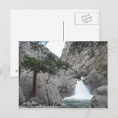 Roaring River Herfsten - Nationaal Park Kings Cany Briefkaart (Voorkant / Achterkant)