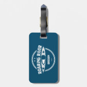 Roaring River Oregon Kayak Bagagelabel (Achterkant verticaal)