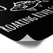 Roaring River State Park Grappige Vissen Vissen Vi Poster (Hoek)