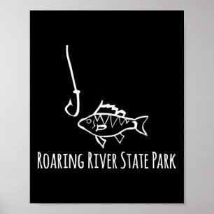 Roaring River State Park Grappige Vissen Vissen Vi Poster