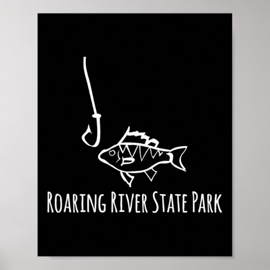 Roaring River State Park Grappige Vissen Vissen Vi Poster (Voorkant)