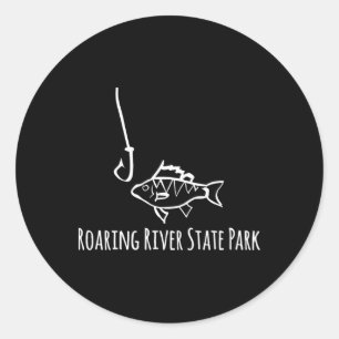 Roaring River State Park Grappige Vissen Vissen Vi Ronde Sticker