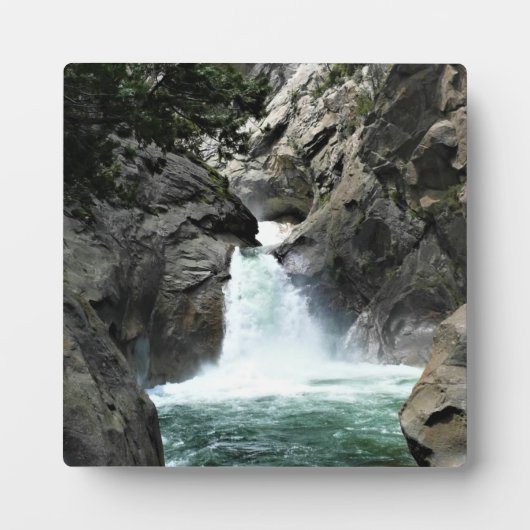 Roaring rivierHerfsten, Koning Canyon, CA Fotoplaat (Voorkant)