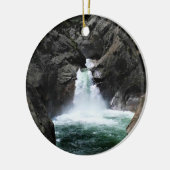 Roaring rivierHerfsten, Koning Canyon, CA Keramisch Ornament (Links)