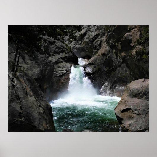 Roaring rivierHerfsten, Koning Canyon, CA Poster (Voorkant)