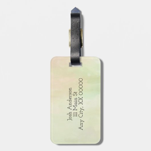 Roaring T-Rex Bagagelabel (Achterkant verticaal)