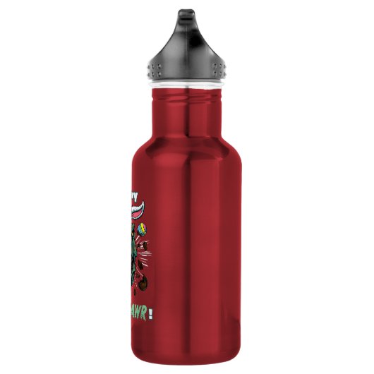 Roaring T Rex Dinosaur Easter Happy East Rawr Waterfles (Rechts)