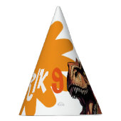 Roaring T-Rex Verjaardag Custom Dino Bash Feesthoedjes (Rechts)