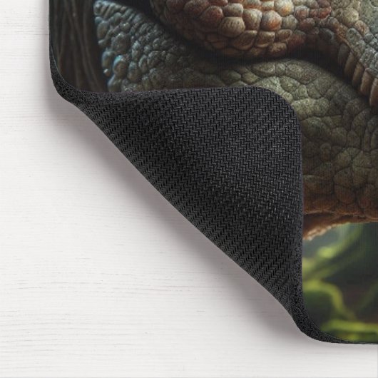 Roaring Through Time: T-Rex in het bos Muismat (Hoek)