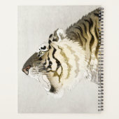 Roaring Tiger door Ohara Koson, Japanse tijgermaan Planner (Achterkant)