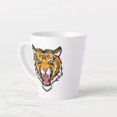 Roaring Tiger Head-25818 Latte Mok (Linkerhoek)