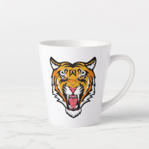 Roaring Tiger Head-25818 Latte Mok