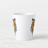 Roaring Tiger Head-25818 Latte Mok (Voorkant)