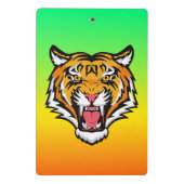 Roaring Tiger Head-25818 Mini Klembord (Achterkant)