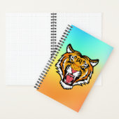 Roaring Tiger Head-25818 Notitieboek (Binnen)
