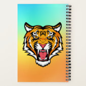Roaring Tiger Head-25818 Notitieboek (Achterkant)