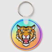 Roaring Tiger Head-25818 Sleutelhanger (Achterkant)