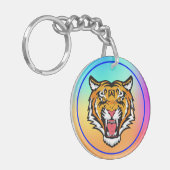 Roaring Tiger Head-25818 Sleutelhanger (Voorkant Links)