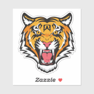 Roaring Tiger Head-25818 Sticker