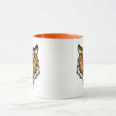 Roaring Tiger Head-25818 Travel Mug Mok (Midden)