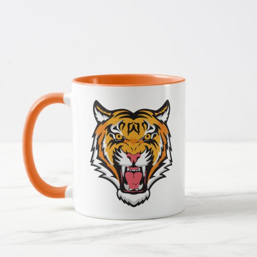 Roaring Tiger Head-25818 Travel Mug Mok (Links)