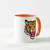 Roaring Tiger Head-25818 Travel Mug Mok (Voorkant rechts)