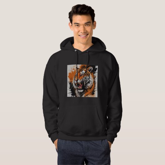 Roaring Tiger Hoodie (Voorkant volledig)