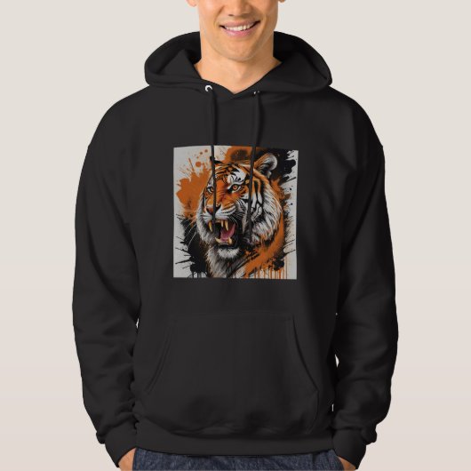 Roaring Tiger Hoodie (Voorkant)