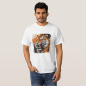 Roaring Tiger Hoodie T-shirt (Voorkant volledig)