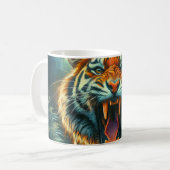 Roaring Tiger Moonlit Oerwoud Koffiemok (Voorkant links)