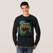 Roaring Tiger Moonlit Oerwoud T-shirt (Voorkant volledig)