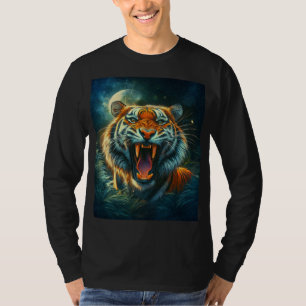 Roaring Tiger Moonlit Oerwoud T-shirt