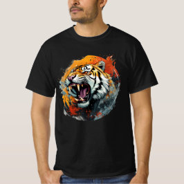 Roaring Tiger T-shirt - Intense kleuren